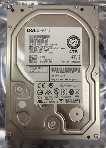 Dell emc 4tb sas hdd - dell,